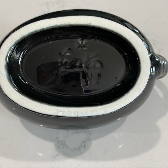 Vintage Black Fiestaware Gravy Boat - Picture 4 of 4